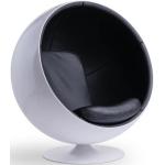 The Leather Ball Chair Fauteuil en cuir noir Eero Aarnio Originals - EERO AARNIO BALL LEDER SCH