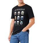 Star Wars t- Shirt The Mandalorian, Noir, L Homme
