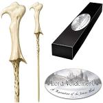 The Noble Collection - Lord Voldemort Character Wand - 14.7in (37.5cm) Harry Potter Wand with Metal Name Tag - Harry Potter Film Set Movie Props Wands