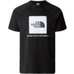 T-shirts à imprimés The North Face Redbox noirs en jersey enfant look fashion en promo 