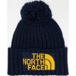 Bonnets de ski The North Face bleu marine à logo à pompons Tailles uniques pour femme en promo 