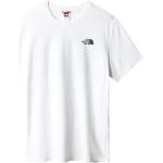 T-shirts à imprimés The North Face blancs à manches courtes Taille XL look fashion pour homme en promo 