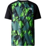 T-shirts à imprimés verts à manches courtes Taille M look sportif pour homme en promo 
