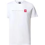 T-shirts The North Face Never Stop blancs à manches courtes à manches courtes Taille XL look fashion pour homme en promo 