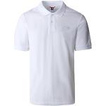 Polos brodés The North Face blancs Taille XXL look fashion pour homme 