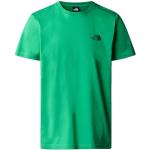 T-shirts The North Face vert d'eau à manches courtes à manches courtes à col rond Taille M look fashion pour homme en promo 