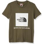 T-shirts à manches courtes The North Face vert olive look fashion pour garçon de la boutique en ligne Amazon.fr 