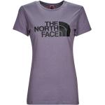 T-shirts The North Face violets Taille XS pour femme en promo 