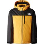 Vestes de ski The North Face jaunes enfant coupe-vents respirantes look fashion en promo 