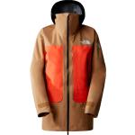 Vestes de ski The North Face marron en gore tex imperméables avec jupe pare-neige Taille S look fashion pour femme en promo 