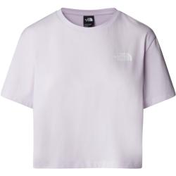 The North Face - Women's Cropped Simple Dome Tee - T-shirt - XL - icy lilac