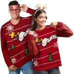 Pulls pour fêtes de Noël United Labels rouges Snoopy Taille L look fashion 