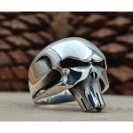 The Punisher Ring, Skull Silver Unisex Vintage Silver, Biker Style Gravé Cool Cadeau De La Saint-Valentin