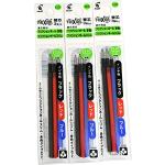 The Replacement for FriXion Ball 3 Black Blue Red - 3 Packs of LFBTRF30EF3C (Japan Import)