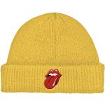 Bonnets jaunes Rolling Stones Tailles uniques look fashion pour homme 