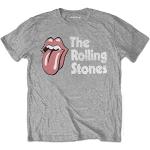 T-shirts gris à manches courtes Rolling Stones à manches courtes Taille XL look fashion pour homme 