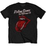 T-shirts noirs Rolling Stones Taille S look fashion pour homme 