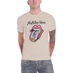 T-shirts à imprimés à motif fleurs Rolling Stones Taille XL look Rock pour homme 