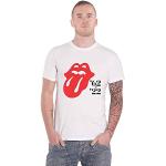 T-shirts à imprimés blancs Rolling Stones Taille L look fashion pour homme 