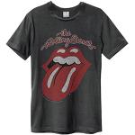 T-shirts à imprimés Amplified gris foncé en coton Rolling Stones Taille M look fashion pour homme 