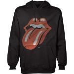 Sweats noirs en coton Rolling Stones à capuche Taille L look Rock pour homme 
