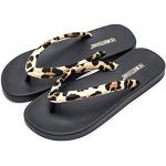 Sandales multicolores à effet léopard léopard Pointure 39 look fashion pour femme 