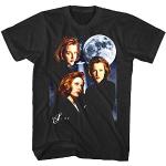 The X Files Many Moods of Dana Scully Men's T Shirt Moon Gillian Anderson FBI M Black