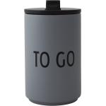 Thermo Cup To Go 350 ml Design Letters OFFRE SPECIALE - DESIGN LETTERS 30101003GREYTOG