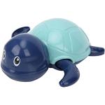 Jeux de bain bleus en verre à motif tortues 