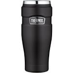 Mugs isothermes Thermos noirs en inox 