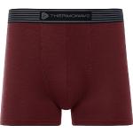 Boxers Thermowave rouges en laine de mérinos respirants Taille S look fashion pour homme 