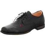 Chaussures oxford Think! Guru noires en cuir Nappa respirantes à lacets Pointure 42,5 look casual pour homme en promo 