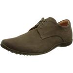 Chaussures oxford Think! Stone grises en cuir avec semelles amovibles à lacets Pointure 46,5 look sportif pour homme 