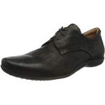 Chaussures oxford Think! Stone noires en velours avec semelles amovibles Pointure 47,5 look casual pour homme 