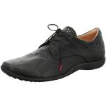 Chaussures oxford Think! Stone noires en velours avec semelles amovibles à lacets Pointure 40,5 look casual pour homme 