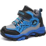 Chaussures de randonnée bleues en cuir synthétique Pointure 32 look fashion pour enfant 