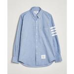 Thom Browne 4-Bar Flannel Shirt Light Blue