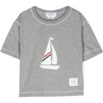 Thom Browne - Kids > Tops > T-Shirts - Gray -