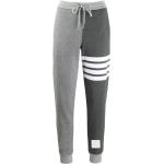 Pantalons taille élastique Thom Browne gris Taille XS W44 coupe slim pour femme 