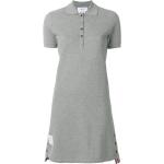 Robes Polo Thom Browne grises à rayures à manches courtes Taille XS pour femme 
