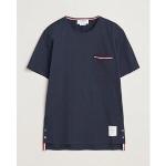 Thom Browne Short Sleeve Pocket T-Shirt Navy