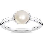 Bagues Thomas Sabo argentées en argent à perles en perle Taille 52 look fashion pour femme en promo 