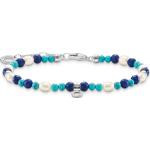 Bracelets de perles Thomas Sabo bleues foncé à perles pour femme en promo 