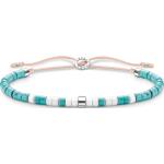 Bracelets de perles Thomas Sabo turquoise à perles classiques pour femme 