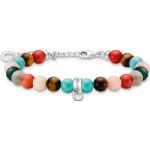 Bracelets de perles Thomas Sabo rouges en bambou à perles pour femme 