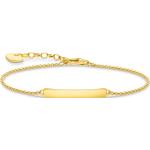 Bracelets à mailles Thomas Sabo jaunes en or jaune personnalisés classiques pour femme 