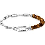 Bracelets de perles Thomas Sabo argentés en argent à perles à motif tigres pour femme 