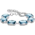 Bracelets porte-bonheurs Thomas Sabo bleues claires pour femme 