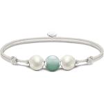 Bracelets de perles Thomas Sabo Karma vert d'eau à perles pour femme 