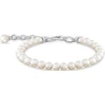 Bracelets de perles Thomas Sabo argentés à perles gravés classiques pour femme 